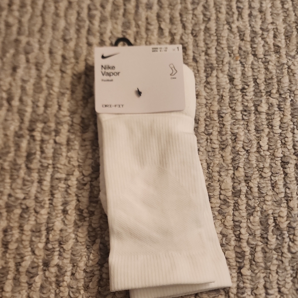 Nike Vapor Dri-FIT White Athletic Socks